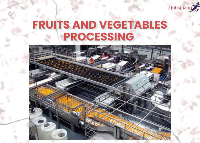 Multiple Choice Questions on Food Processing FRUITS AND VEGETABLES