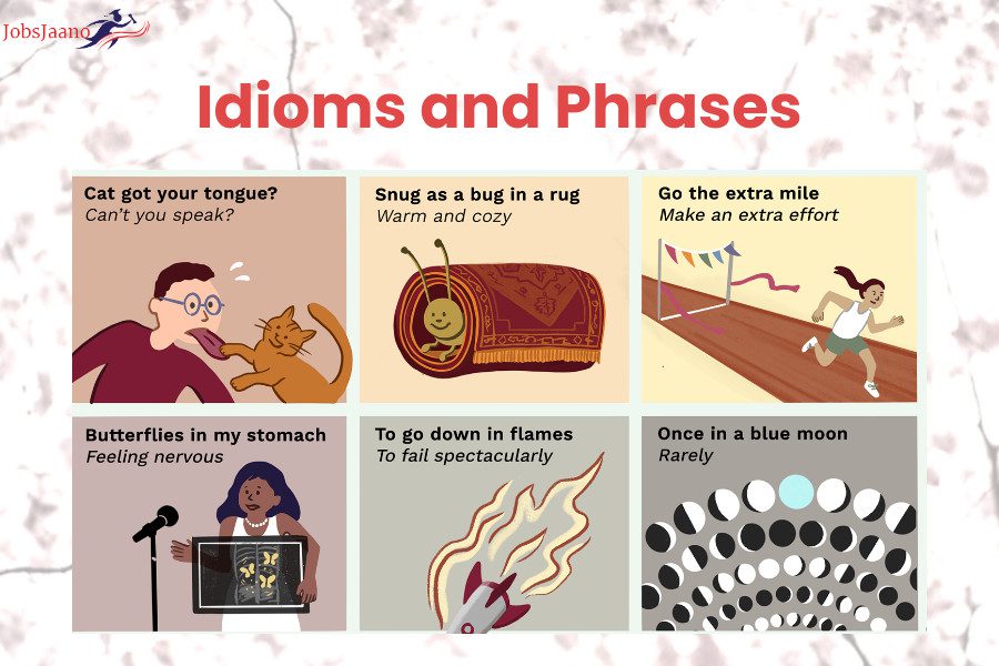 Phrases with meanings Idioms examples for students