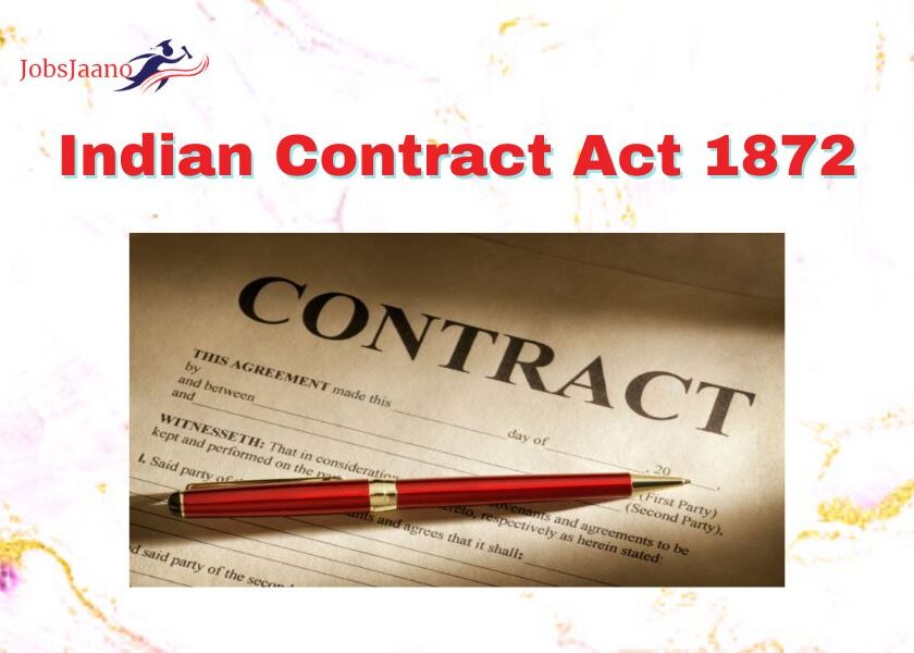 Indian Contract Act 1872 Law of Contract Act MCQs