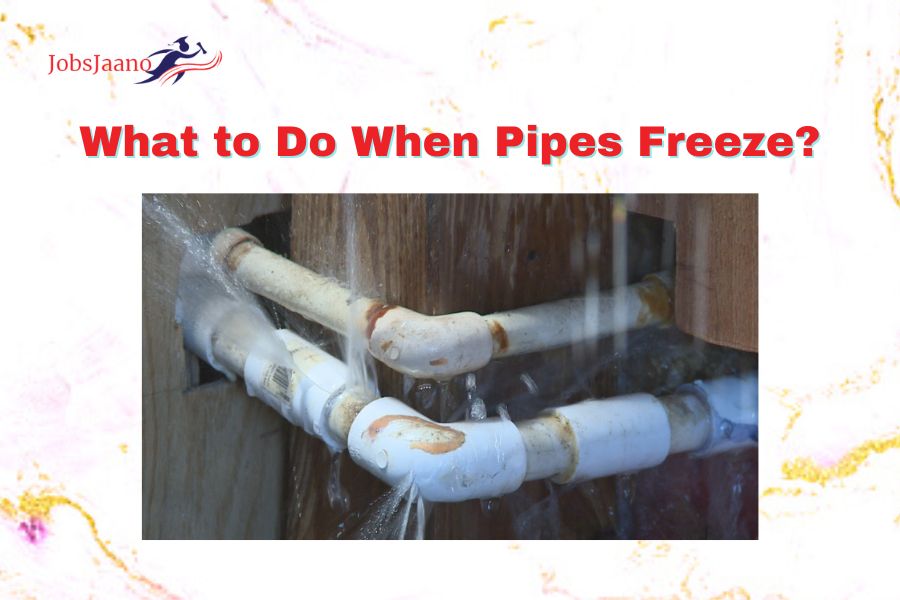 What to Do When Pipes Freeze